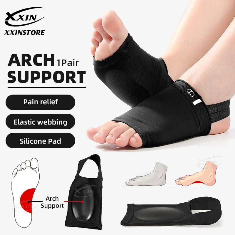 Premium Gel Arch Support Insoles For Flat Feet And Pain Relief - Mobility Buy