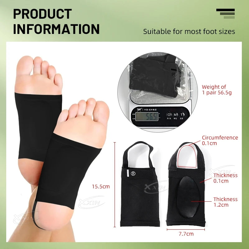 Premium Gel Arch Support Insoles For Flat Feet And Pain Relief - Mobility Buy