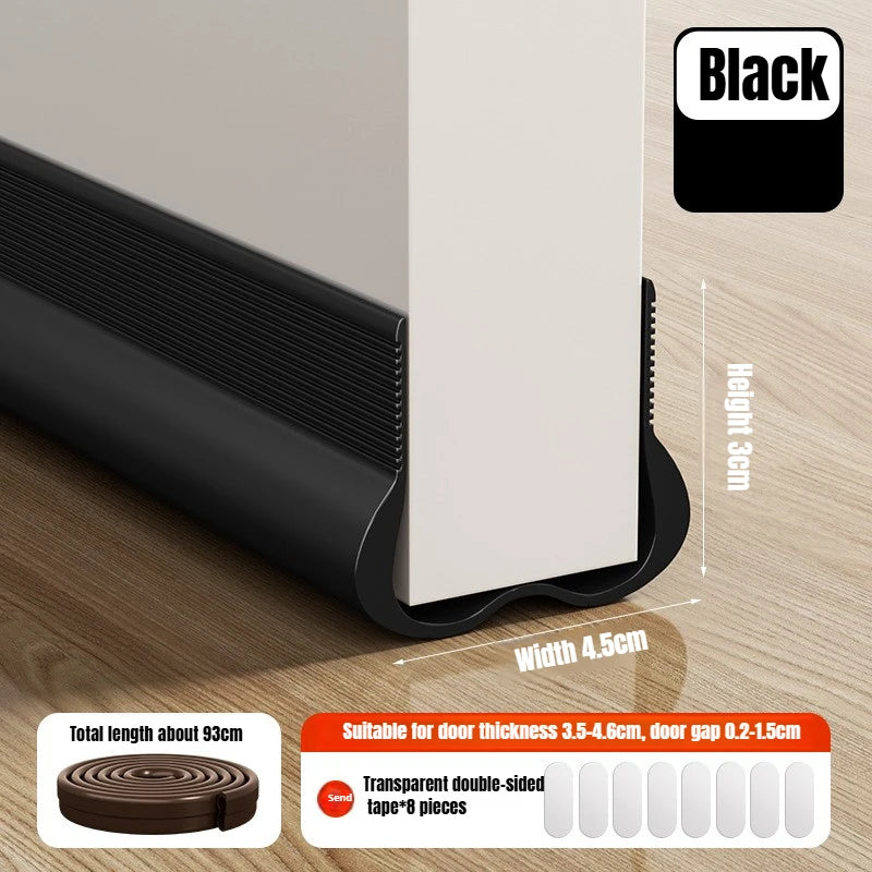 Premium Pvc Door Bottom Seal Strip Adjustable Soundproof Draft Blocker Homes - Mobility Buy