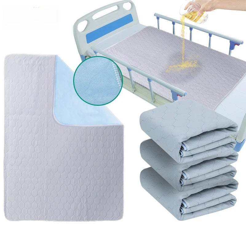 Premium Thickened Waterproof Bed Pad With Secure Non Slip Bottom For Adults - Mobility Buy