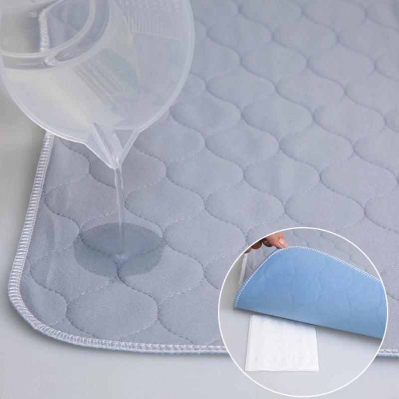 Premium Thickened Waterproof Bed Pad With Secure Non Slip Bottom For Adults - Mobility Buy