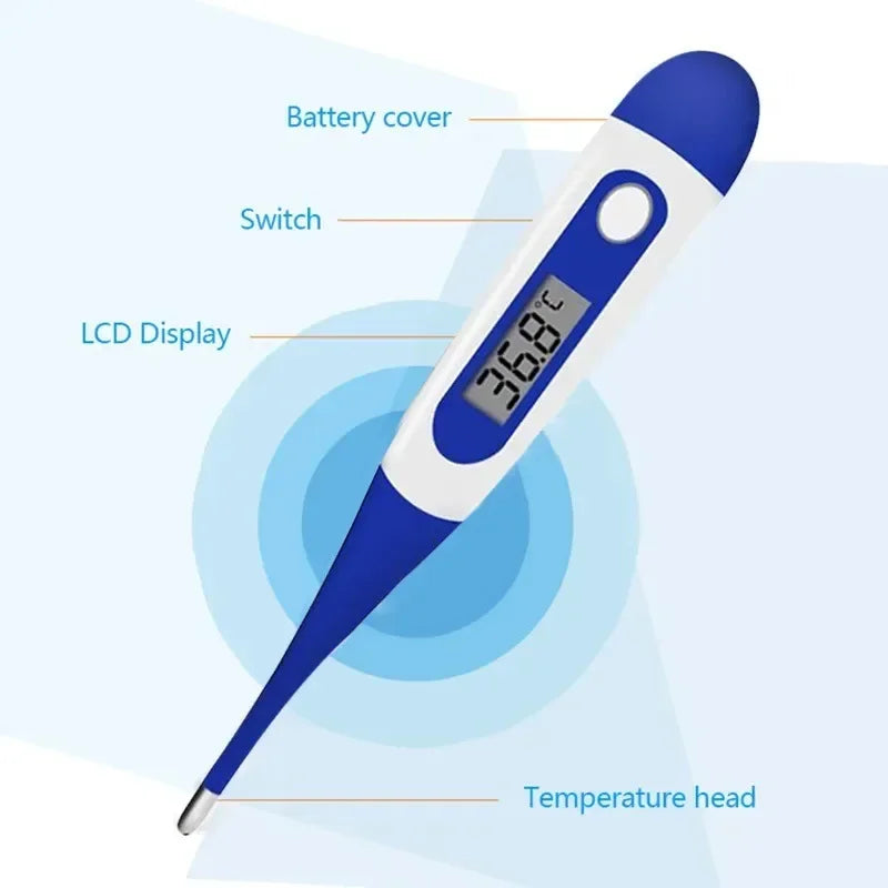 Pulse Oximeter Finger Clip And Digital Thermometer For Adults And Children - Mobility Buy