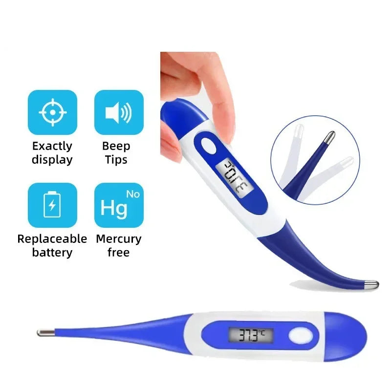 Pulse Oximeter Finger Clip And Digital Thermometer For Adults And Children - Mobility Buy