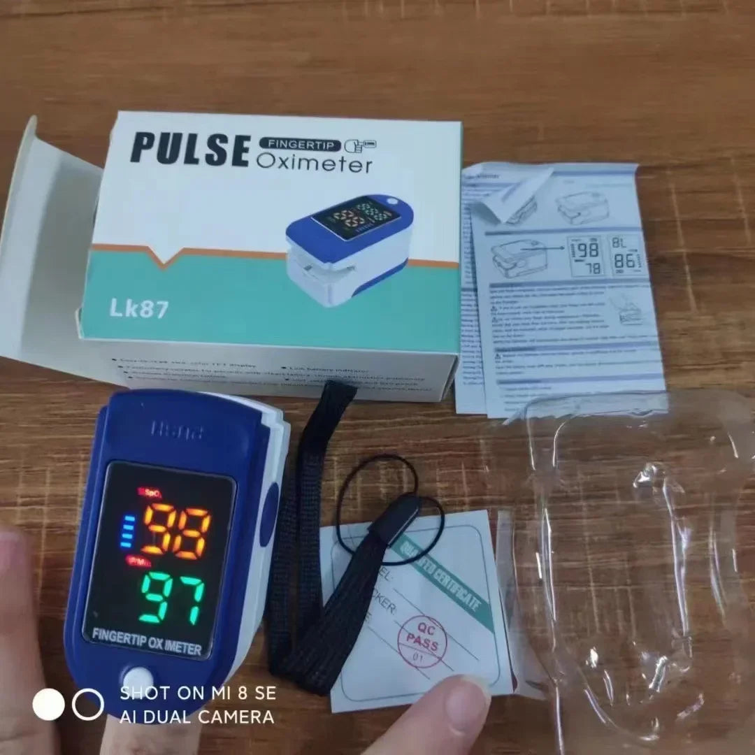 Pulse Oximeter Finger Clip And Digital Thermometer For Adults And Children - Mobility Buy