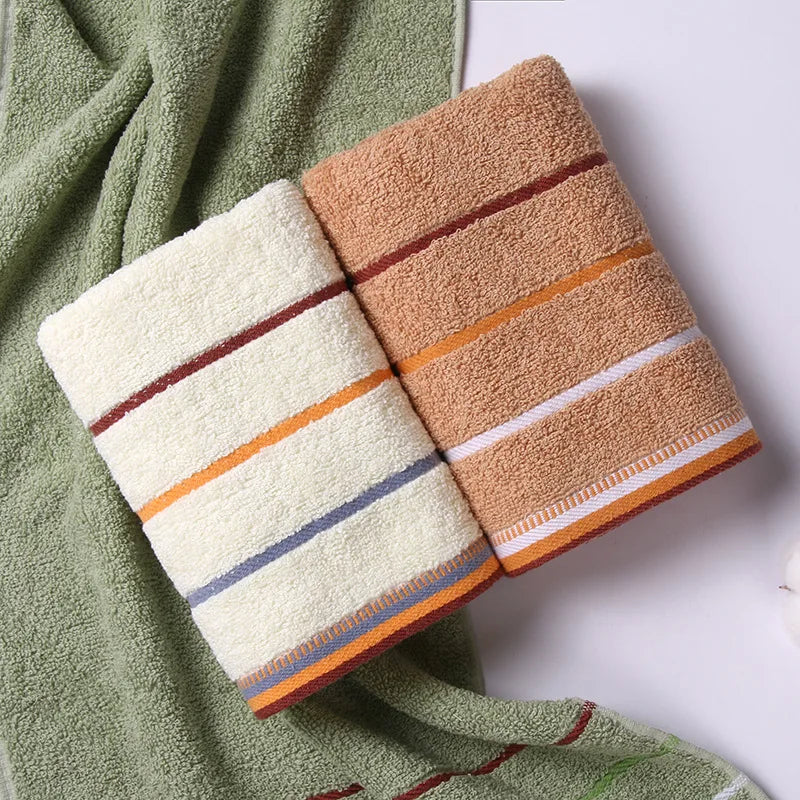 Pure Cotton Thick Towels 33x73 CM Absorbent Face Kitchen Bath Towels - Mobility Buy