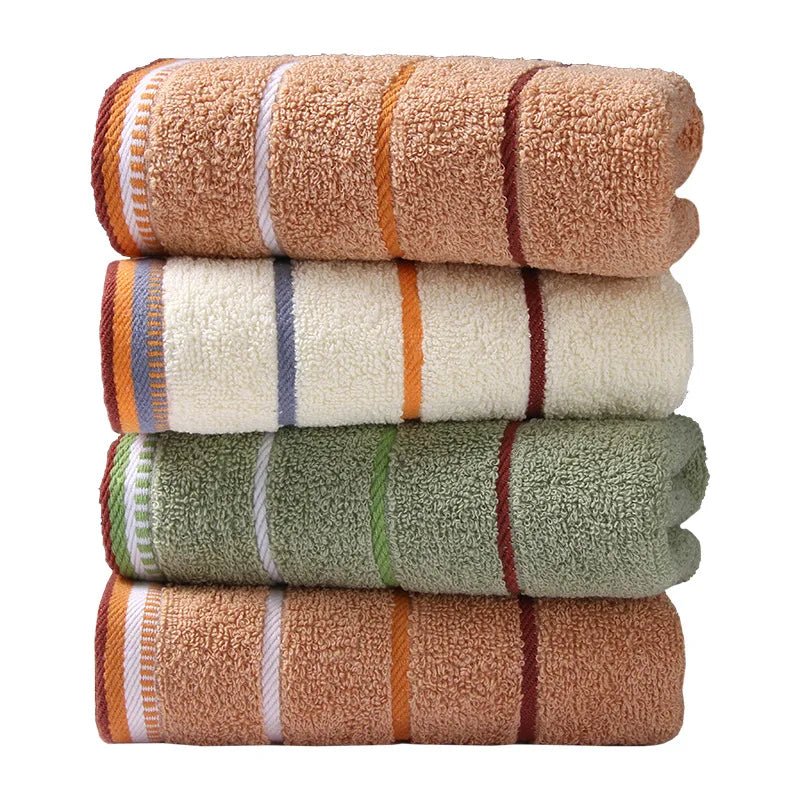 Pure Cotton Thick Towels 33x73 CM Absorbent Face Kitchen Bath Towels - Mobility Buy