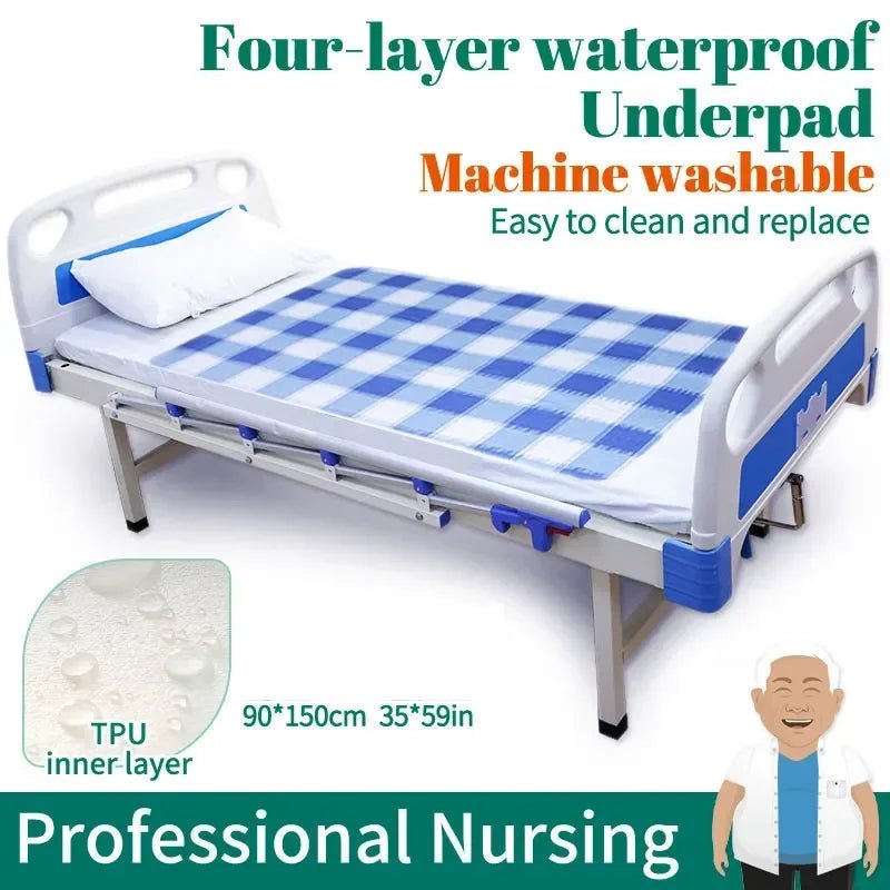 Pure cotton washable urinary incontinence Bed Pad - Mobility Buy