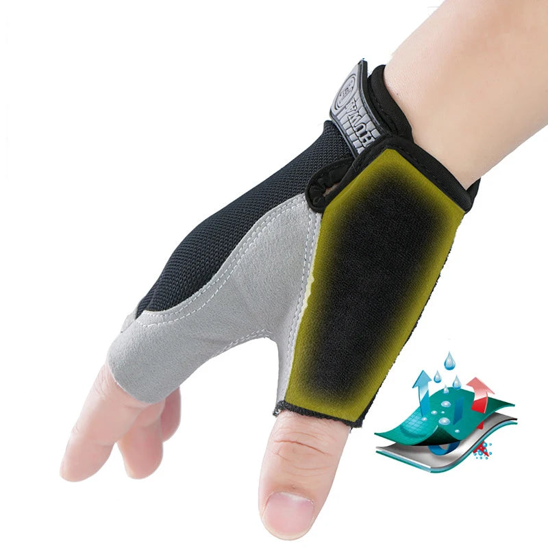 Pushing Gloves for Wheelchair Cycling Gym Fingerless - Mobility Buy