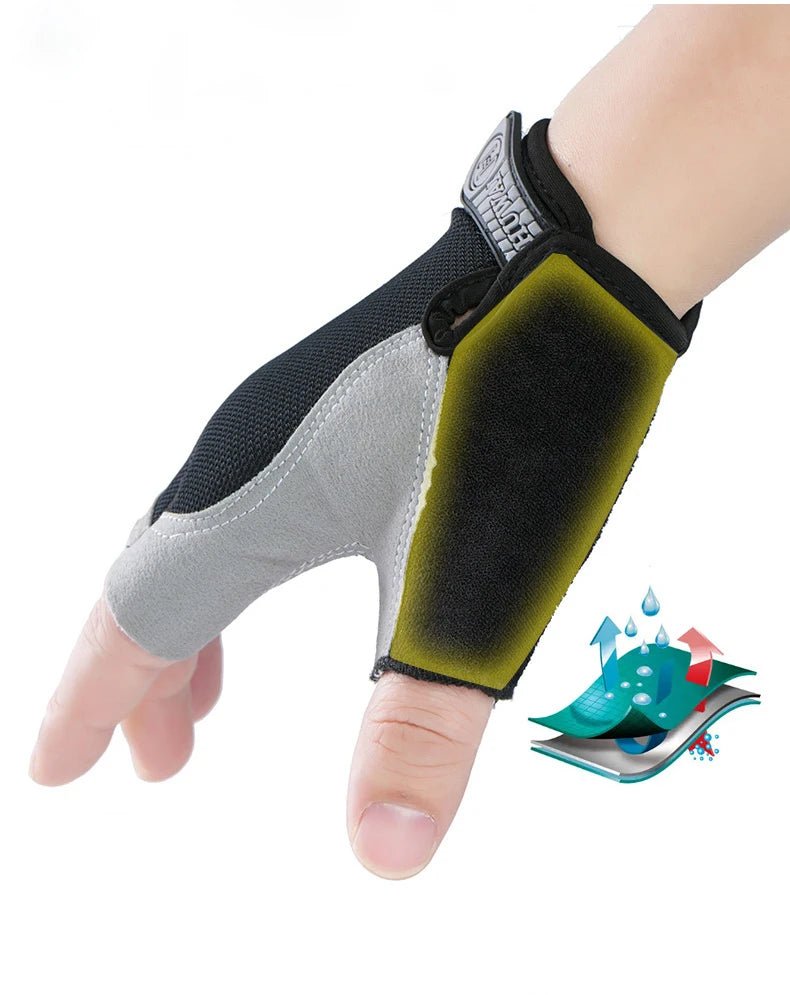 Pushing Gloves for Wheelchair Cycling Gym Fingerless - Mobility Buy