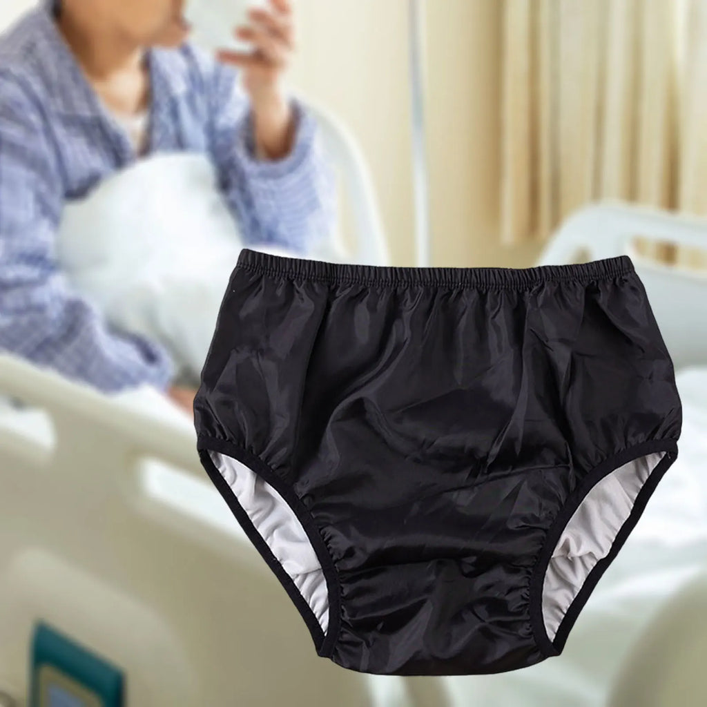 Reusable Cotton Incontinence Underwear For Elderly Leakproof Water Resistant Washable Adult Cloth Diaper Pant Briefs - Mobility Buy