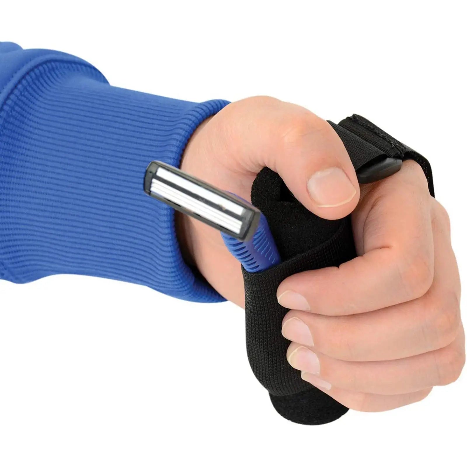 Eating Assistance Strap Adjustable Utensil Holder, Grip Aid