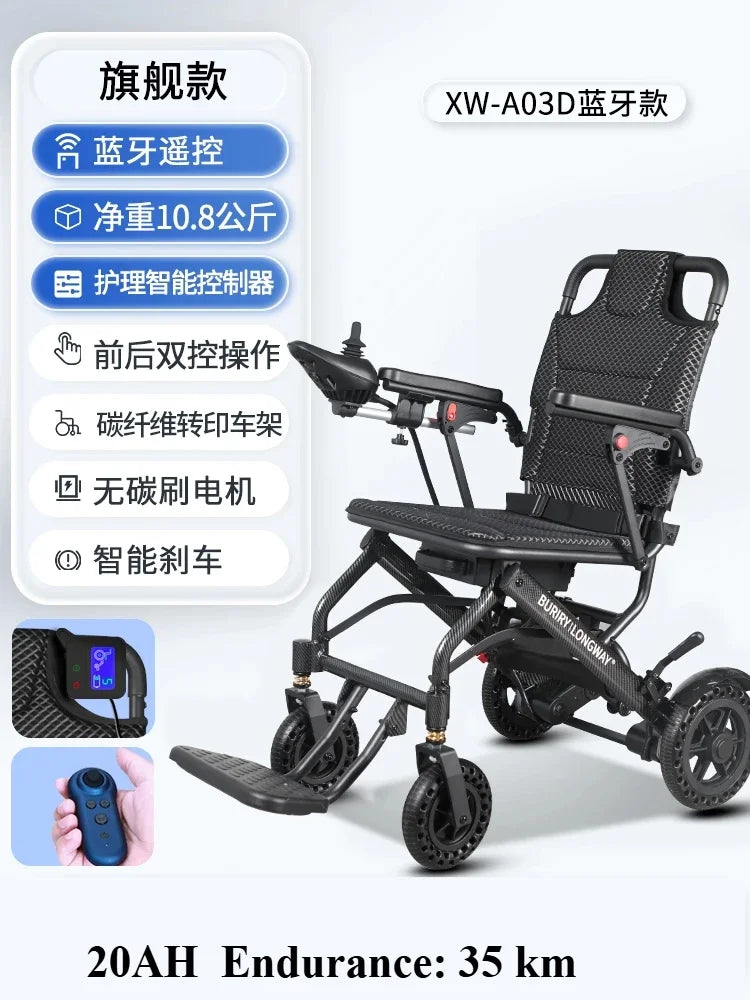 Small wheelchair, lightweight, foldable