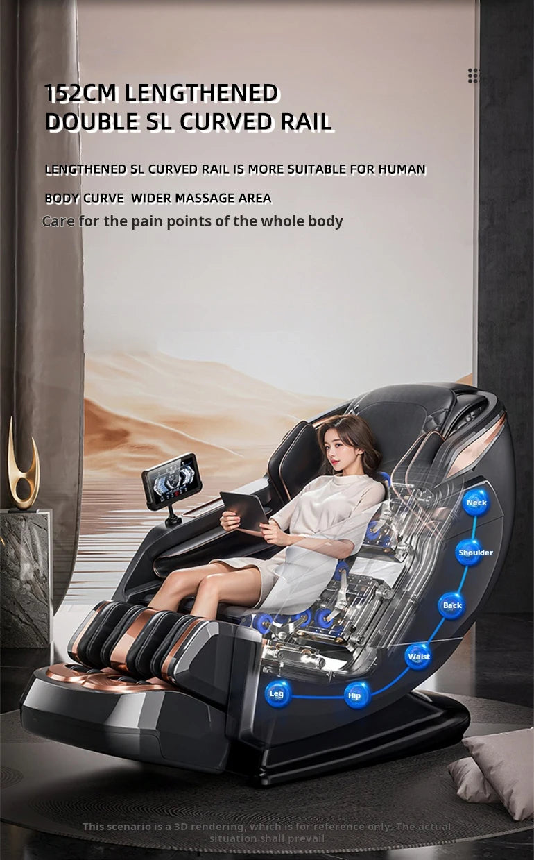 Massage Chair Full Body 3D AI Voice control Full Body Recliner - 3YW