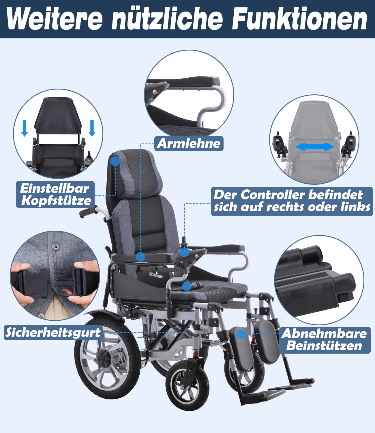 Folding Electric Wheelchair