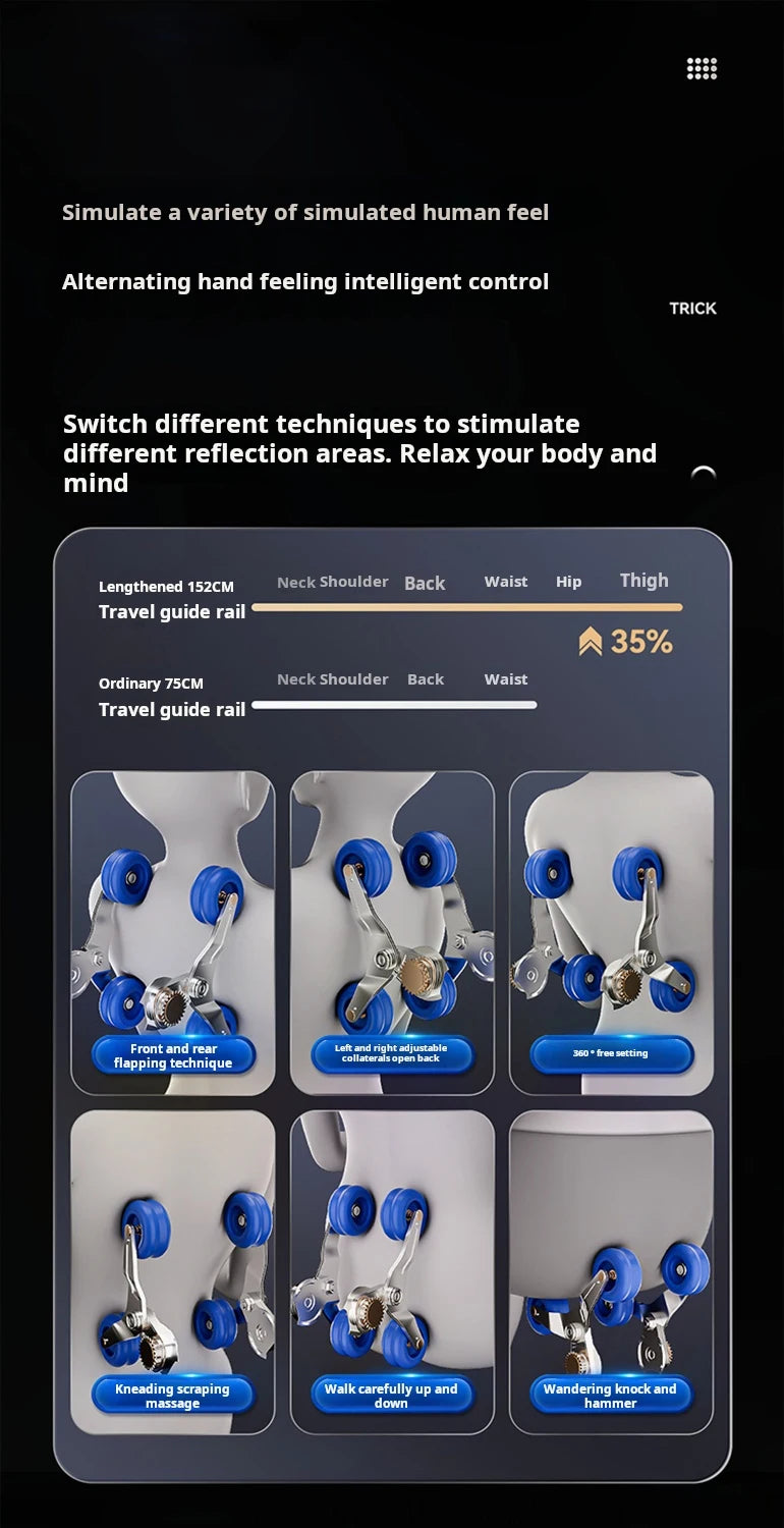 Massage Chair Full Body 3D AI Voice control Full Body Recliner - 3YW