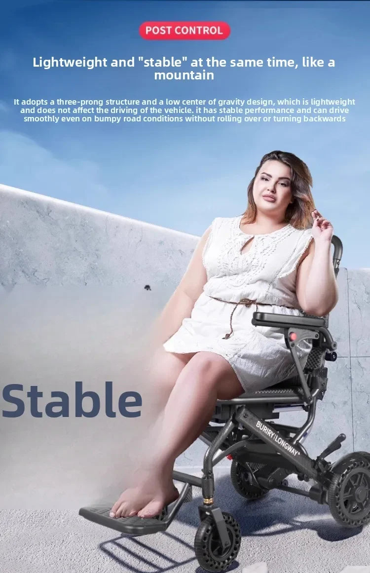 Wheelchair lightweight foldable hand-pushed or electric powerd - Wheelchairs from Power wheelchair