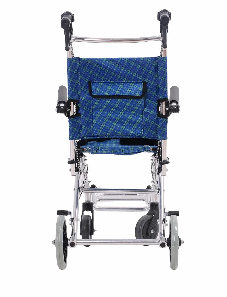 Lightweight Folding Emergancy/travel evacWheelchair Aluminum Alloy Frame