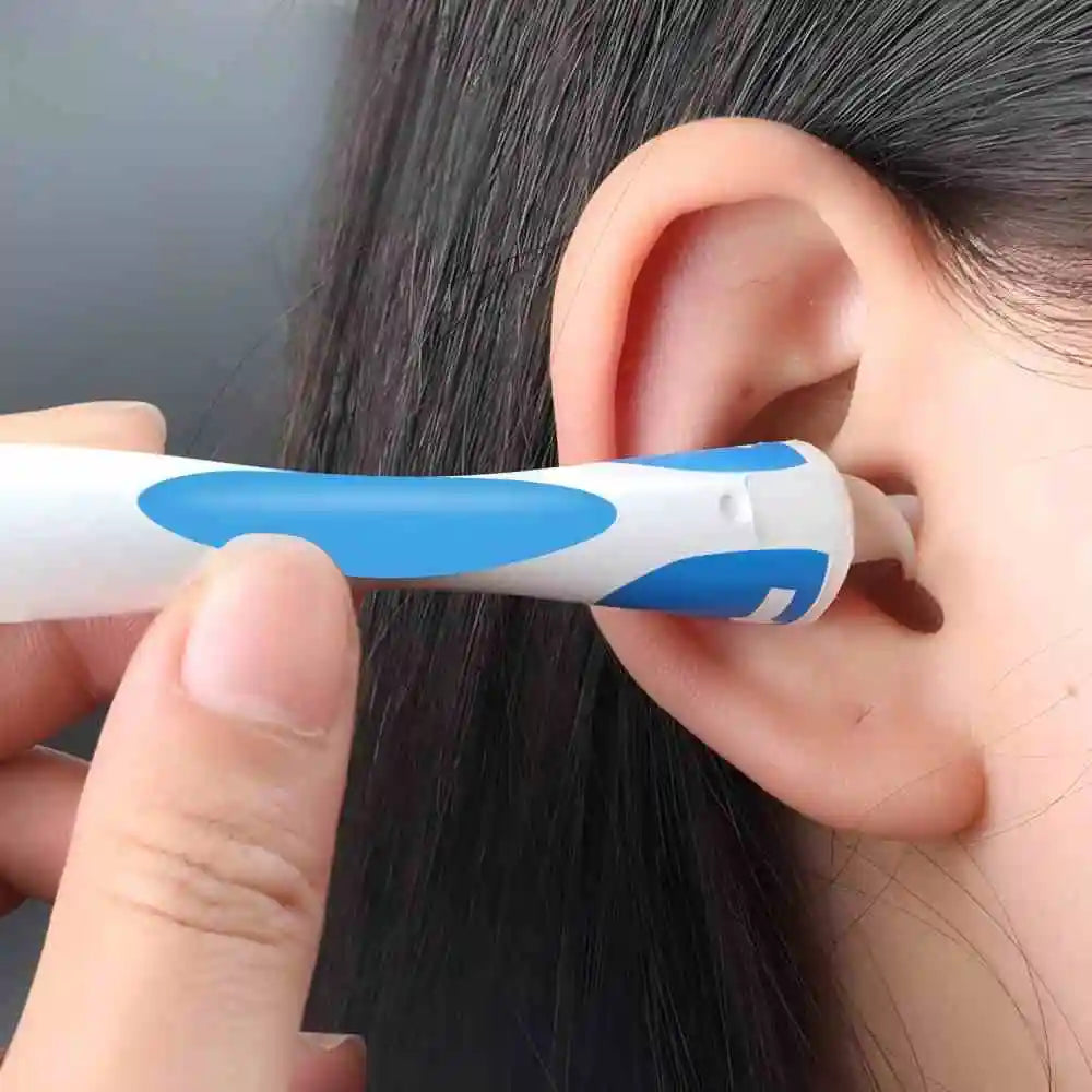 Ear Wax Remover Tool Ear Cleaner With Soft Silicone 16 Replacement Tips