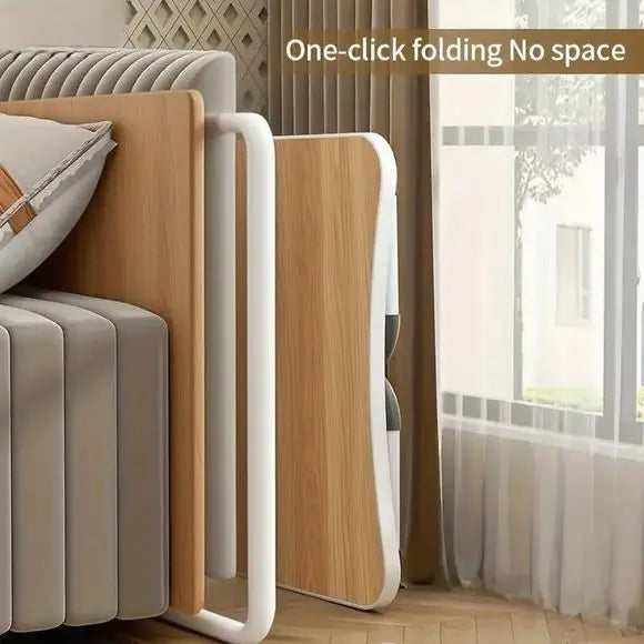 Folding Computer Desk with Cup Holder Convenient Table