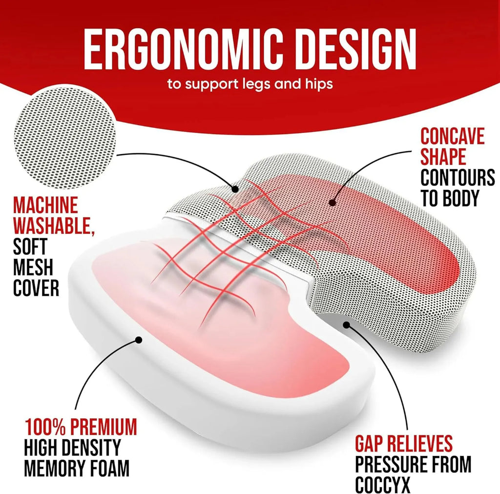 Ergonomic Memory Cotton Chair Cushion
