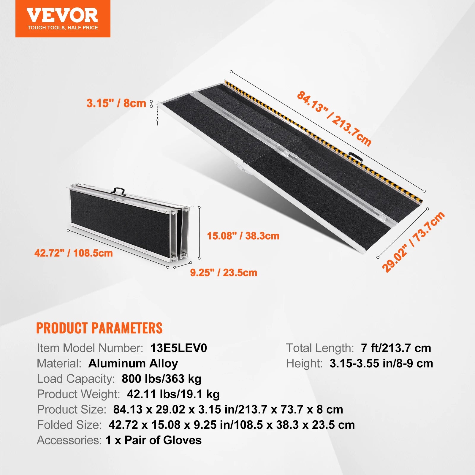 Accessible ramps, stairs, loading and unloading pads, step slope plates, aluminum alloy folding