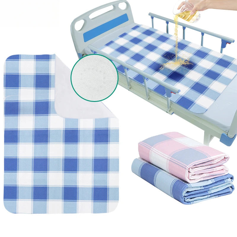 Pure cotton washable urinary incontinence Bed Pad