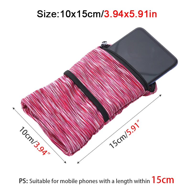 Zipper Bags Lightweight Wrist Wallet Pouch f
or Phone, Key, Cards