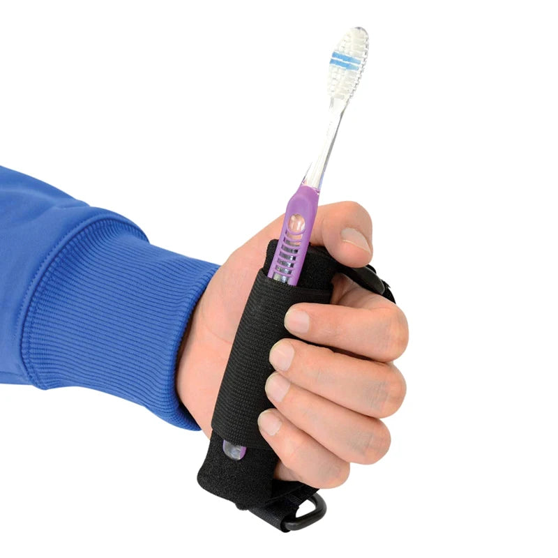 Cutlry Cuff Holder Strap Elastic Eating Assistance Cuff