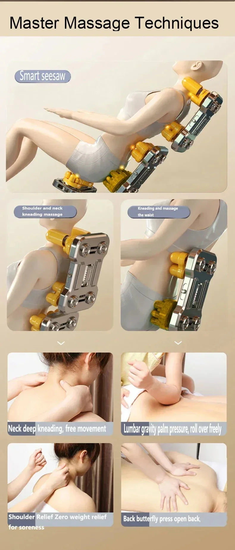 Full Bosy Airbag Massage Chair Zero Gravity Recliner, 3-Year Wareenty