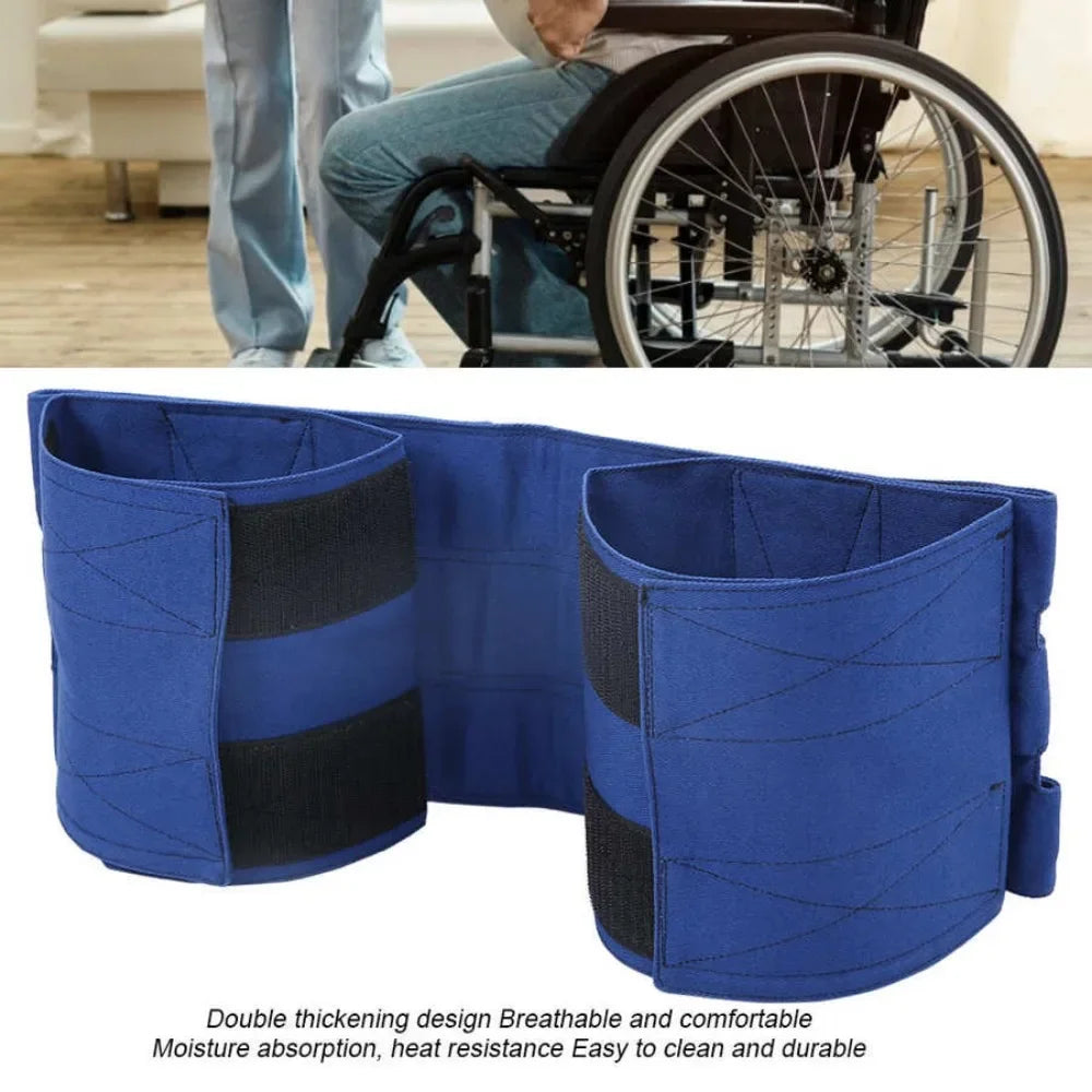 Wheelchair Footrest Non-Slip Adjustable Leg Restraint Strap
