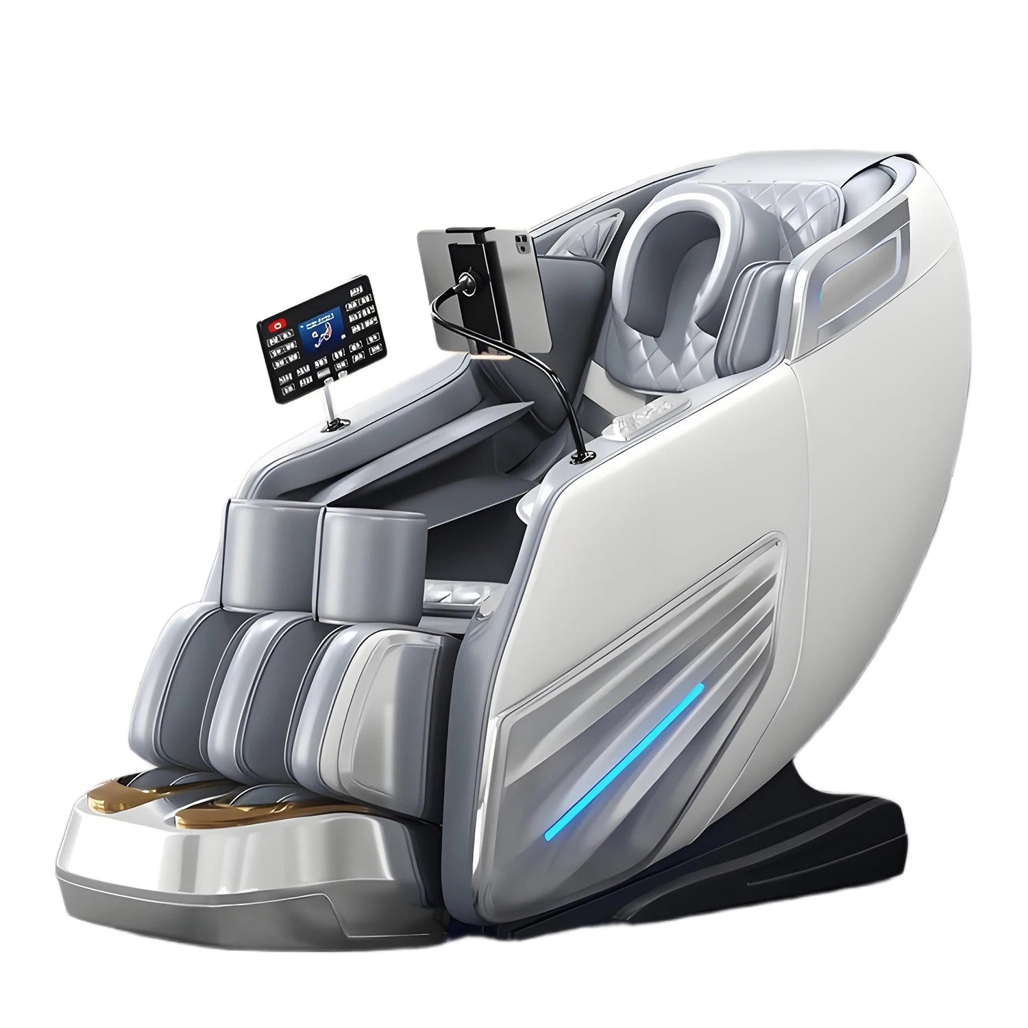 Jade 6-Roller Massage Chair w/ Thai Stretch, Zero Gravity & AI Voice - Shiatsu