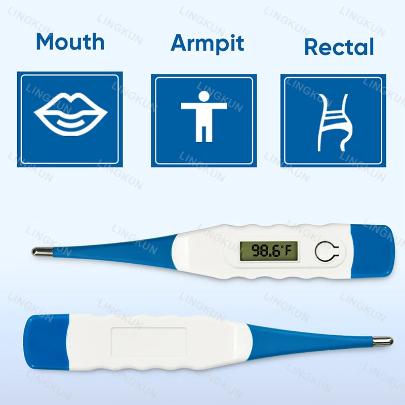 Pulse Oximeter Finger Clip And Digital Thermometer For Adults And Children - from