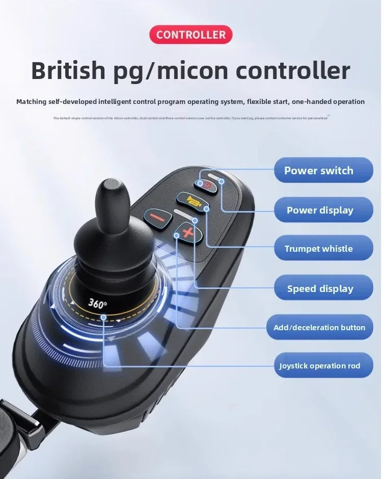 Small wheelchair, lightweight, foldable