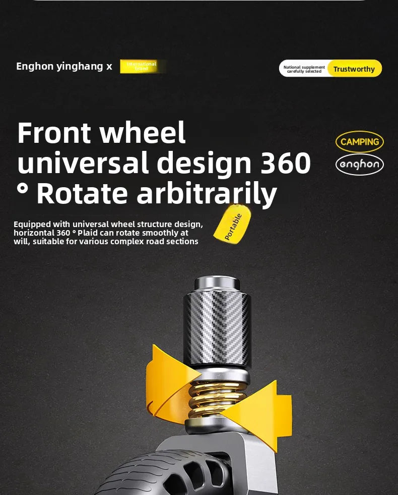 Small foldable and lightweight wheelchair for the elderly, national subsidy for travel, portable trolley for airplanes