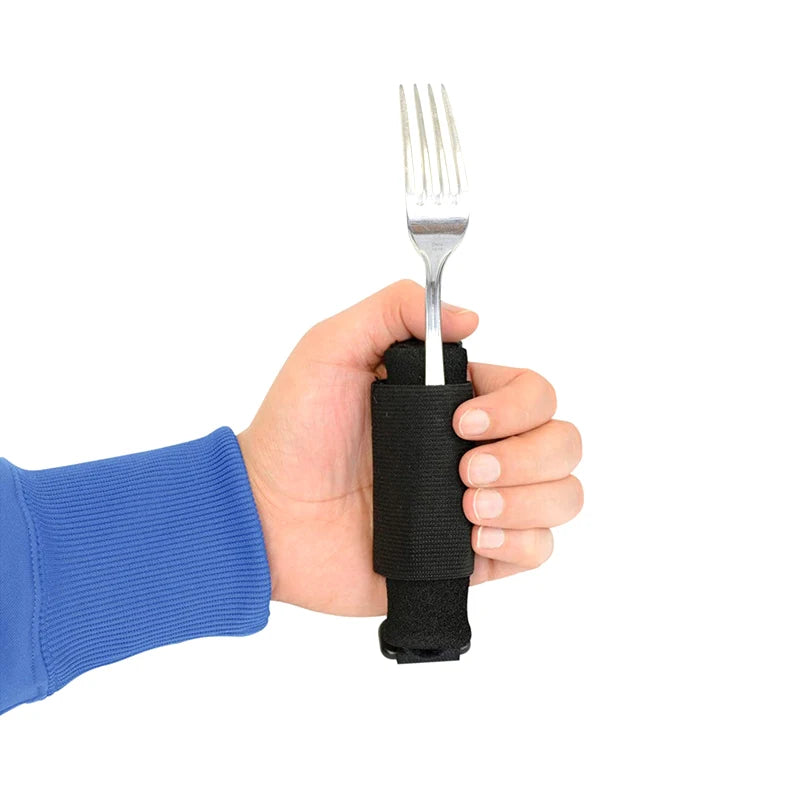 Cutlry Cuff Holder Strap Elastic Eating Assistance Cuff