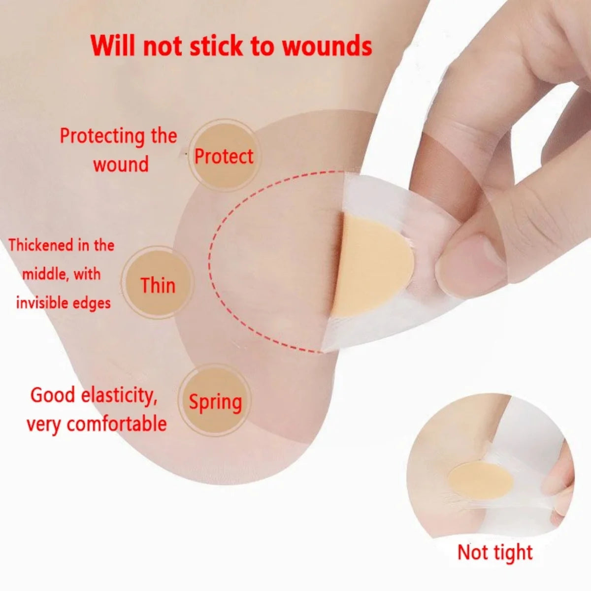 20/30pcs Gel Grip Protector Plaster