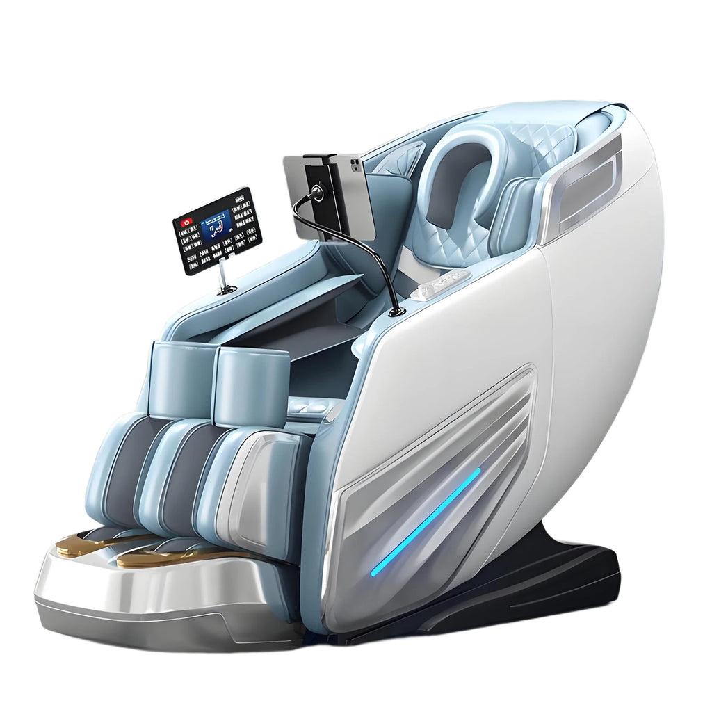 Jade 6-Roller Massage Chair w/ Thai Stretch, Zero Gravity & AI Voice - Shiatsu