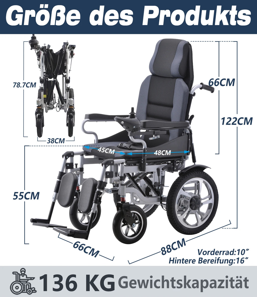 Folding Electric Wheelchair