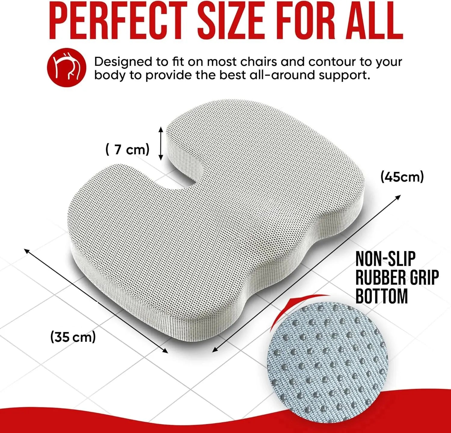 Ergonomic Memory Cotton Chair Cushion