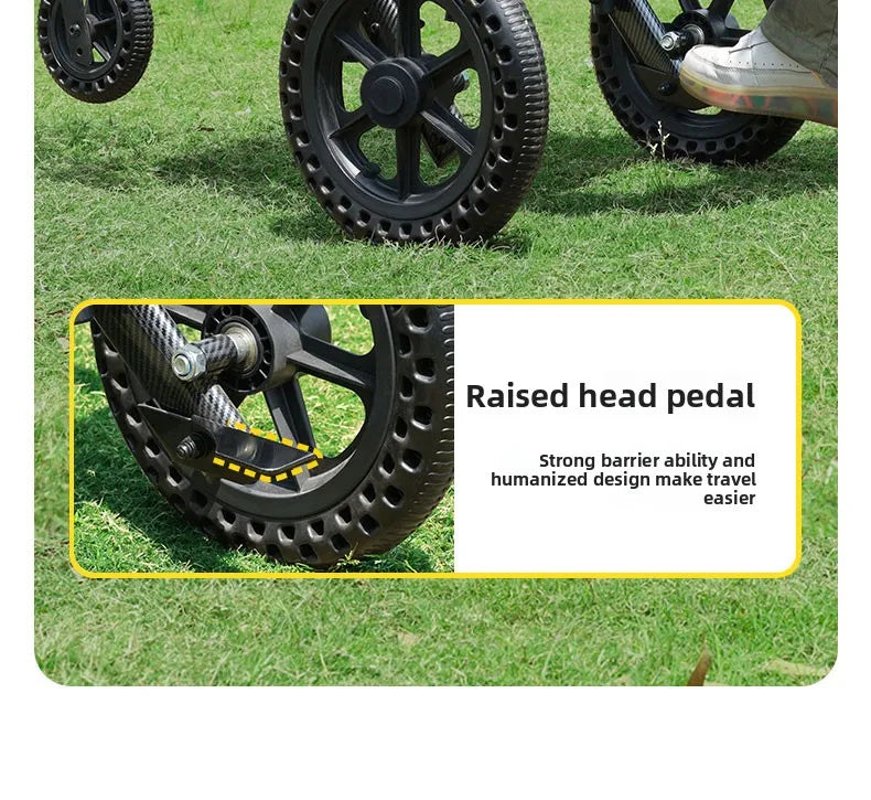 Small foldable and lightweight wheelchair for the elderly, national subsidy for travel, portable trolley for airplanes