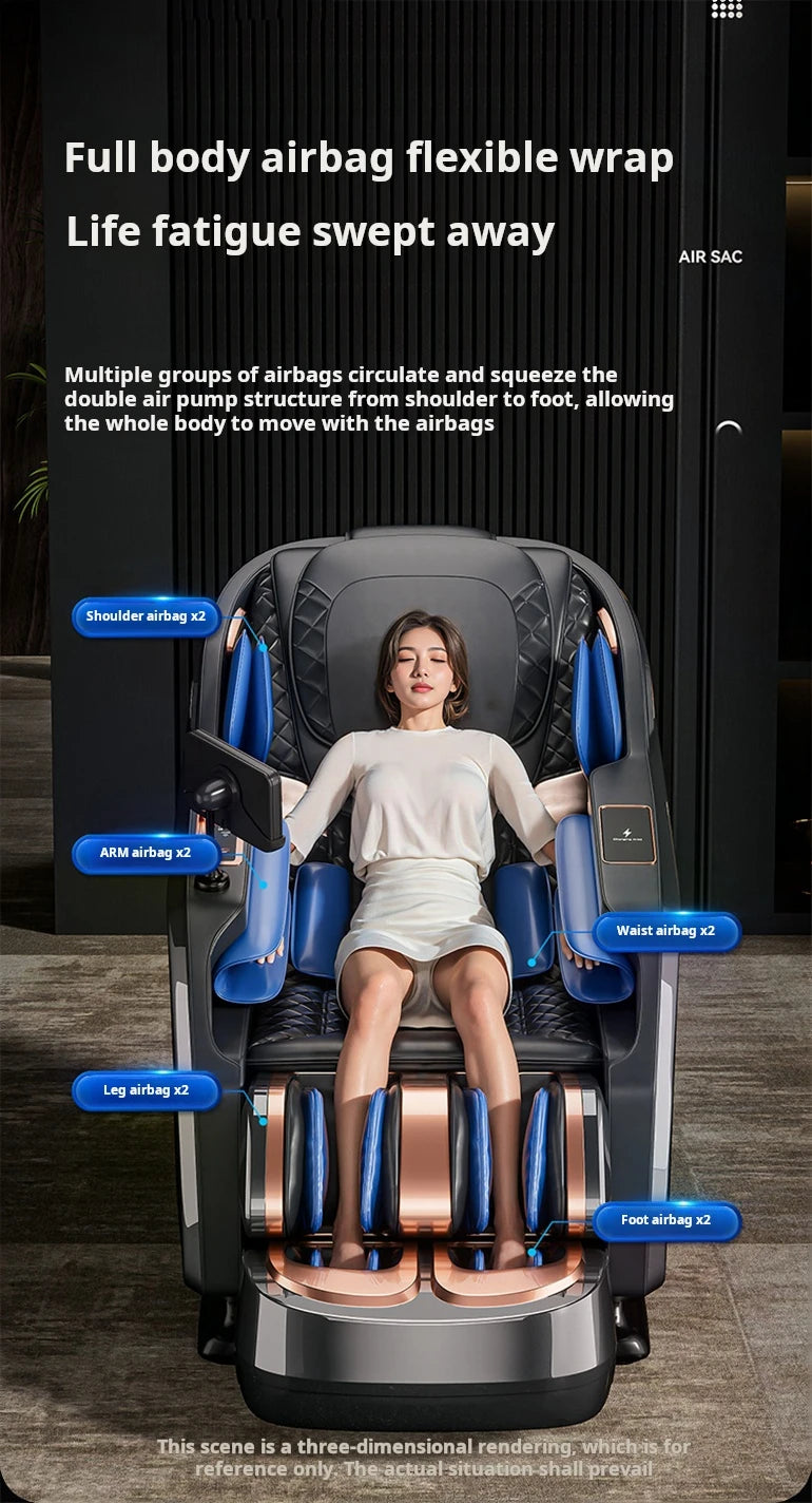 Massage Chair Full Body 3D AI Voice control Full Body Recliner - 3YW