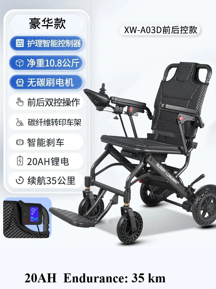 Small wheelchair, lightweight, foldable