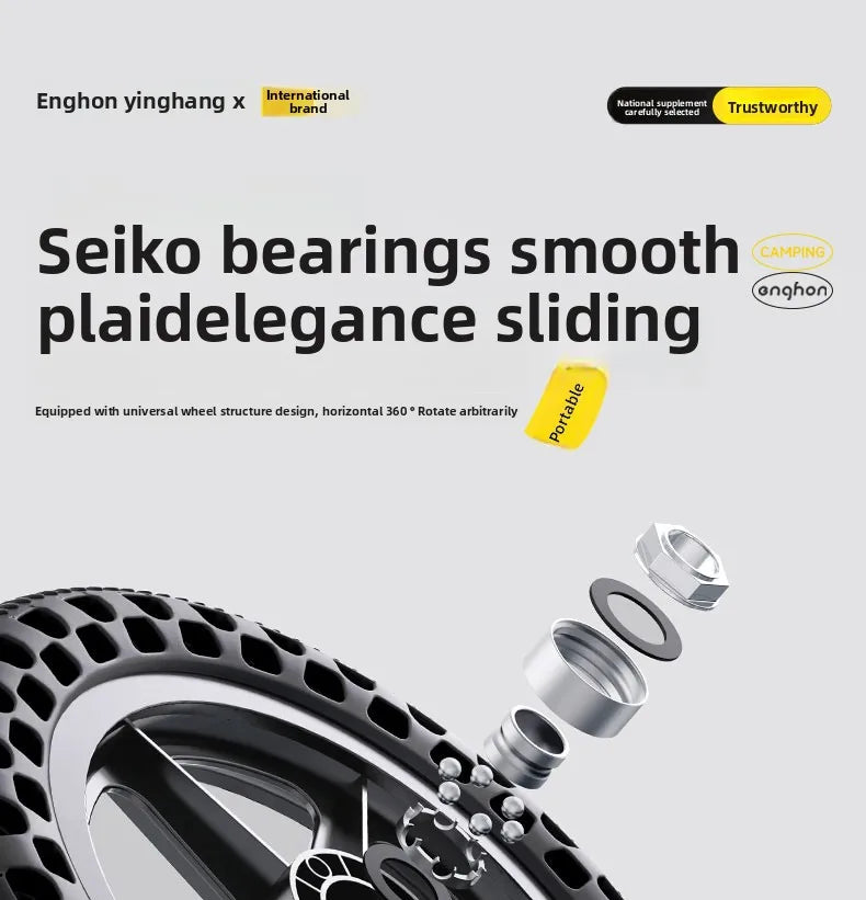 Small foldable and lightweight wheelchair for the elderly, national subsidy for travel, portable trolley for airplanes