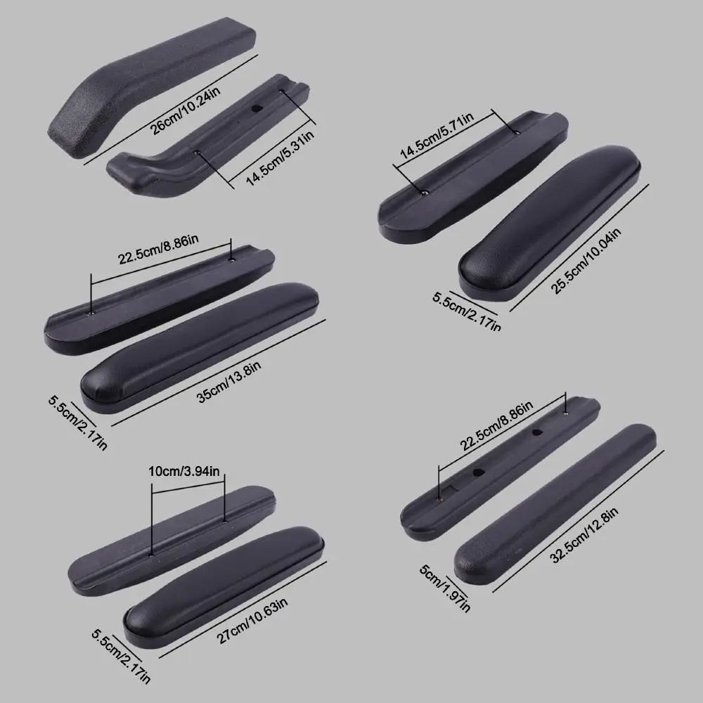 Leather Sponge Wheelchair Armrest Replacement with Screw Wheelchair Armrest Pad Chair Pad Cushion Wheelchair Accessories