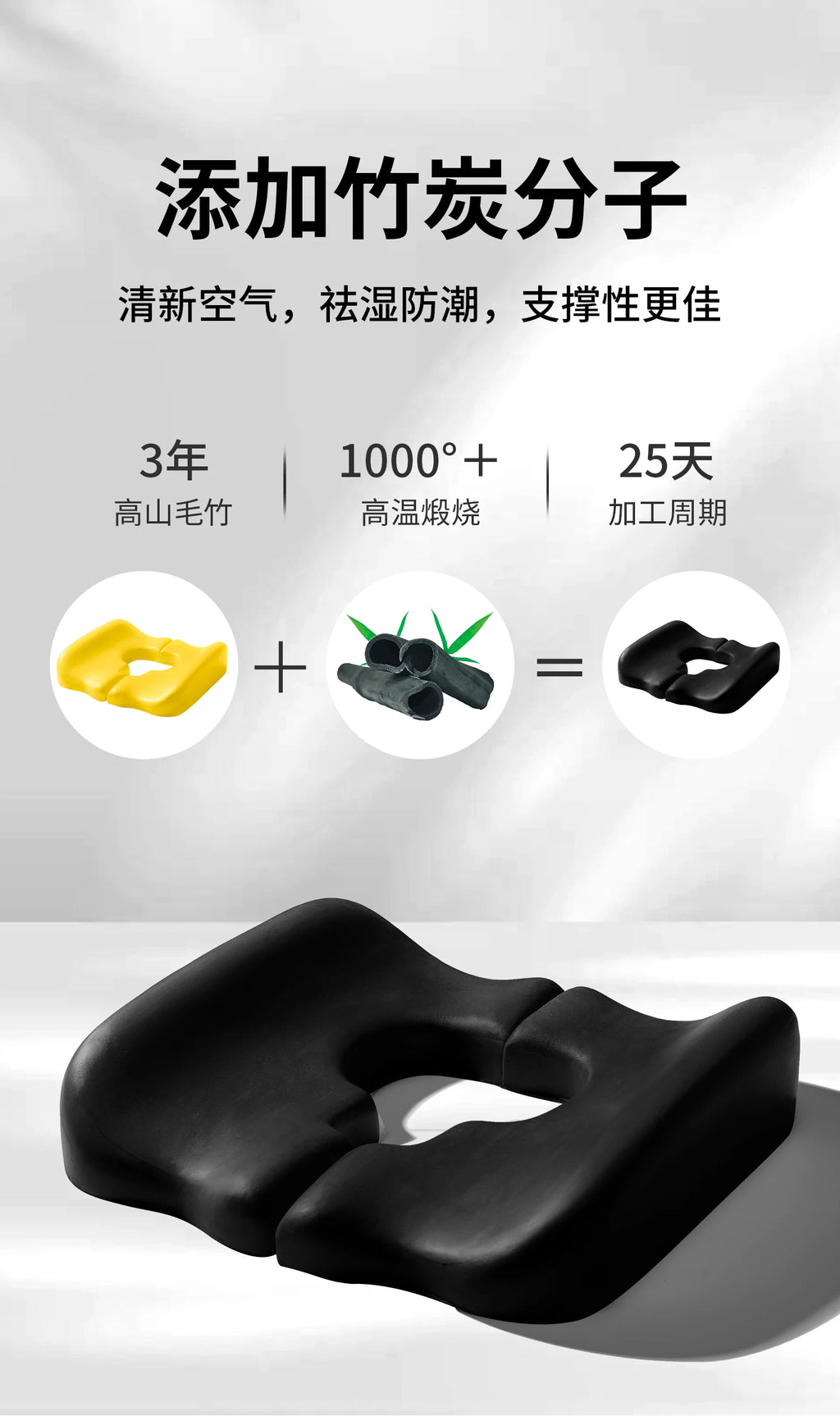 Wheelchair Seat Cushion‌ - Anti-Pressure Memory Foam