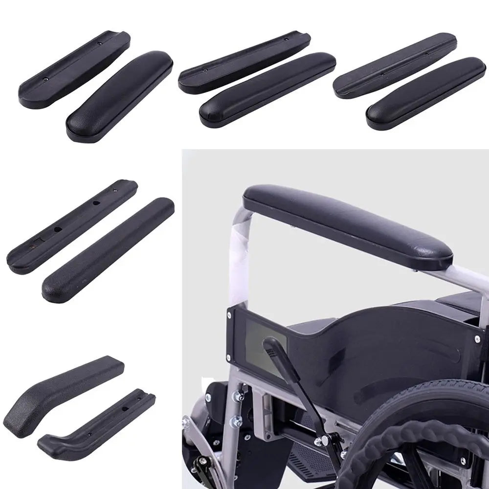 Leather Sponge Wheelchair Armrest Replacement with Screw Wheelchair Armrest Pad Chair Pad Cushion Wheelchair Accessories