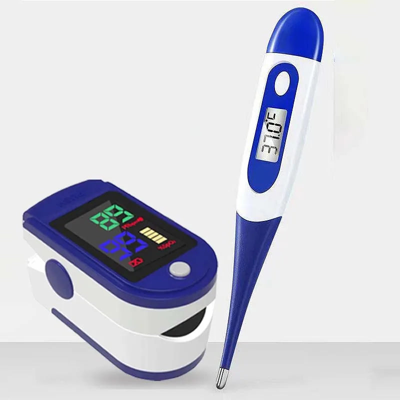 Pulse Oximeter Finger Clip And Digital Thermometer For Adults And Children - from