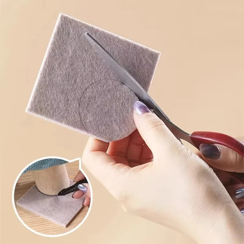 Self Adhesive Felt Chair Leg Pads For Table And Furniture Floor Protectors - Mobility Buy