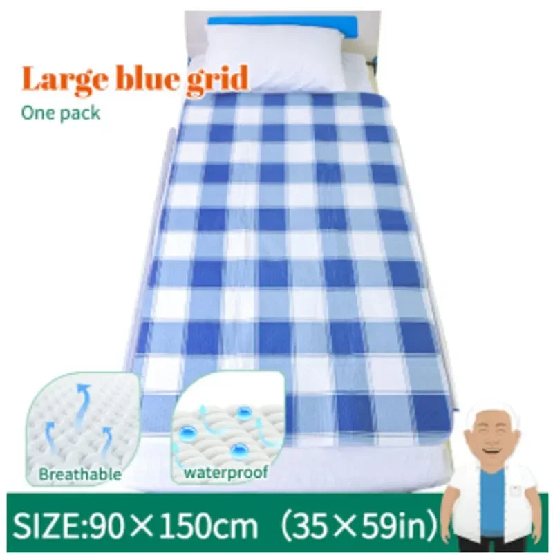 Pure cotton washable urinary incontinence Bed Pad
