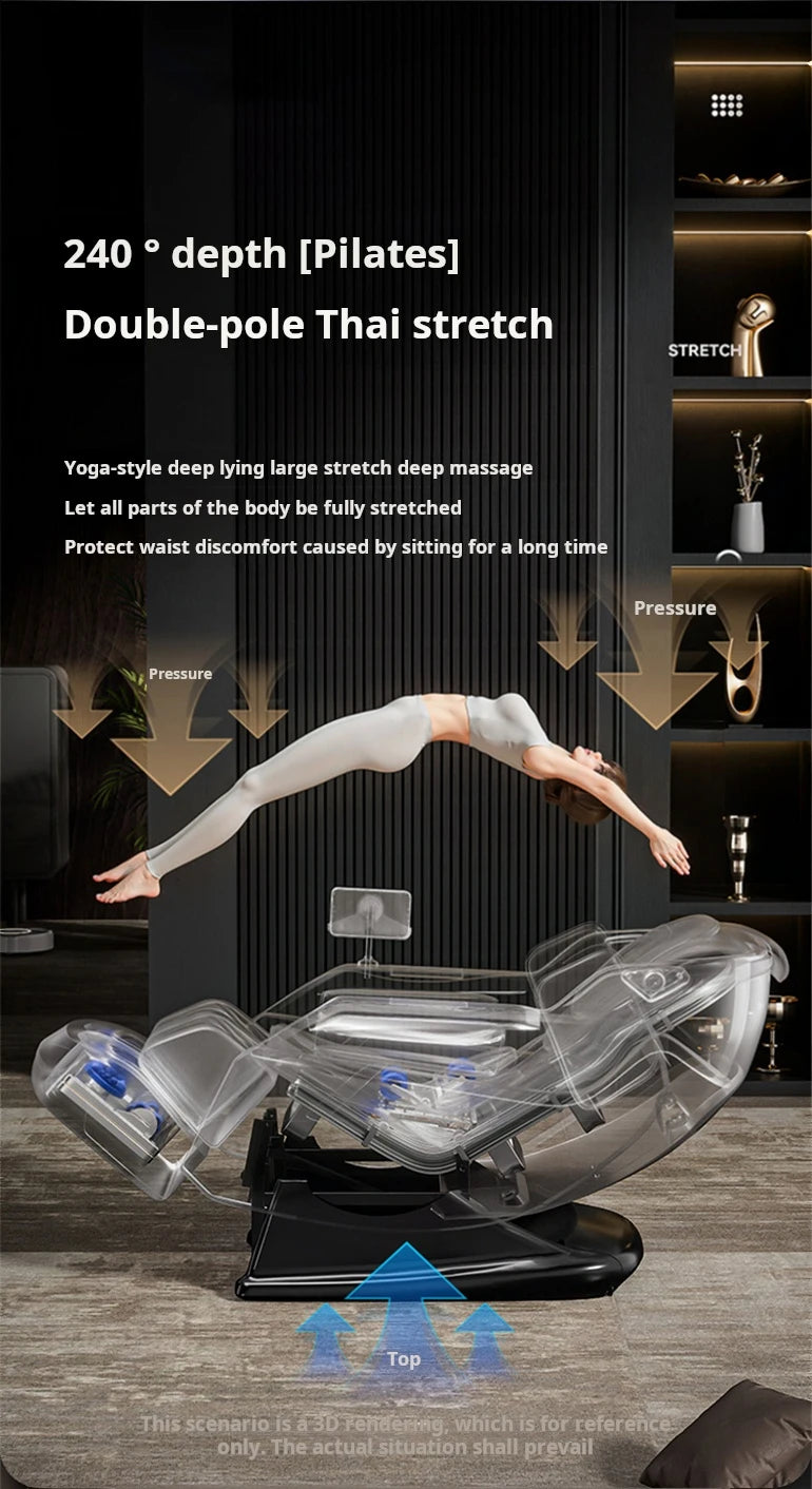 Massage Chair Full Body 3D AI Voice control Full Body Recliner - 3YW